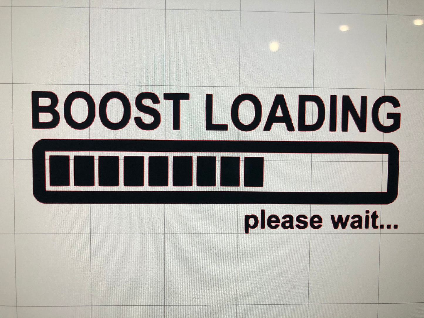 Boost loading bar please wait