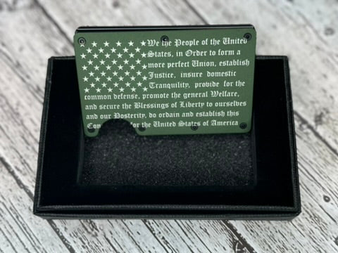 Constitution Tactical Wallet – RFID Blocking Minimalist Wallet