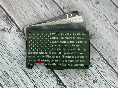 Constitution Tactical Wallet – RFID Blocking Minimalist Wallet