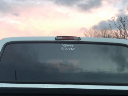 I Identify as a Prius