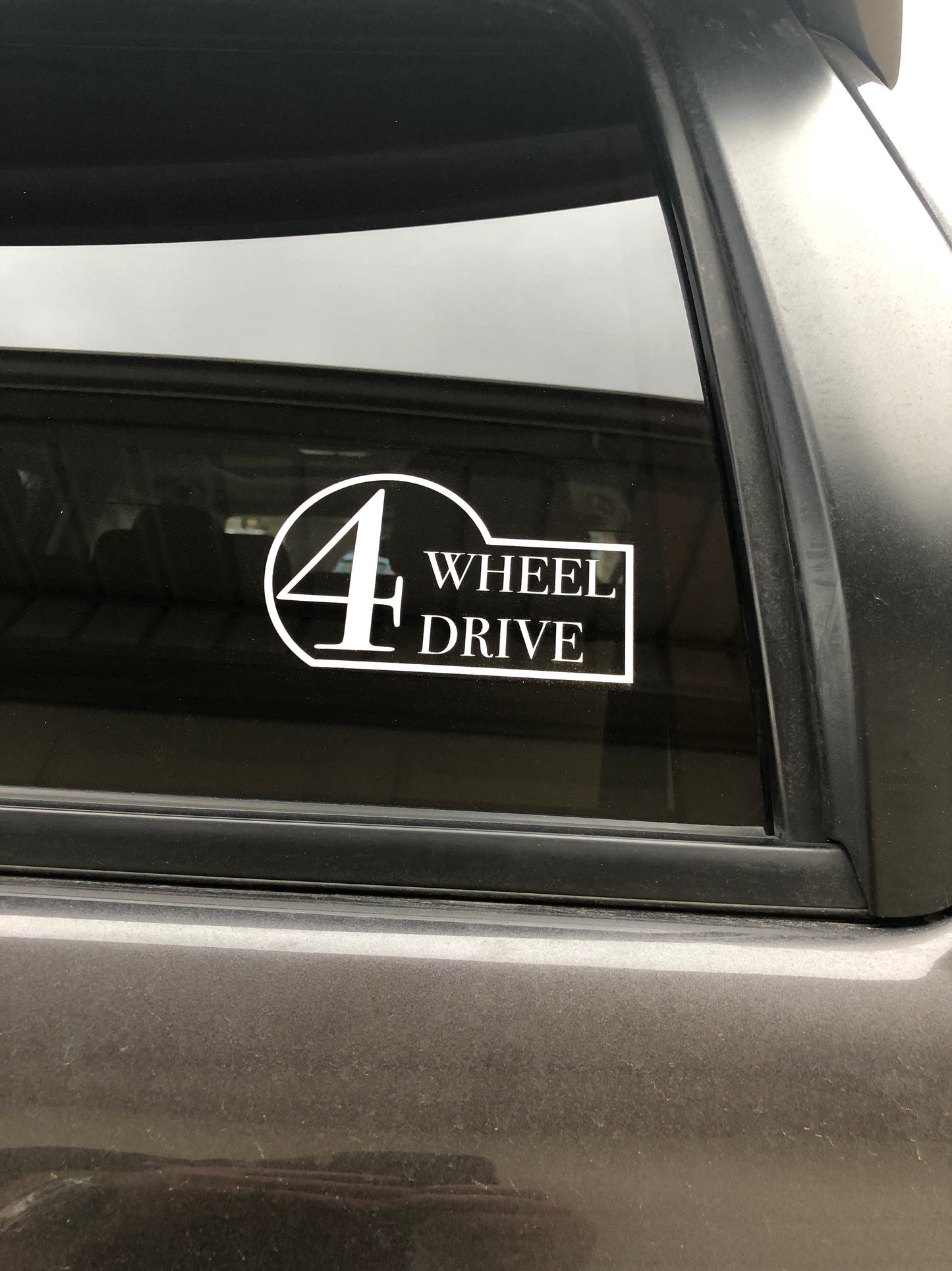 Retro Toyota 4WD Logo Decal – Classic Style, Modern Durability