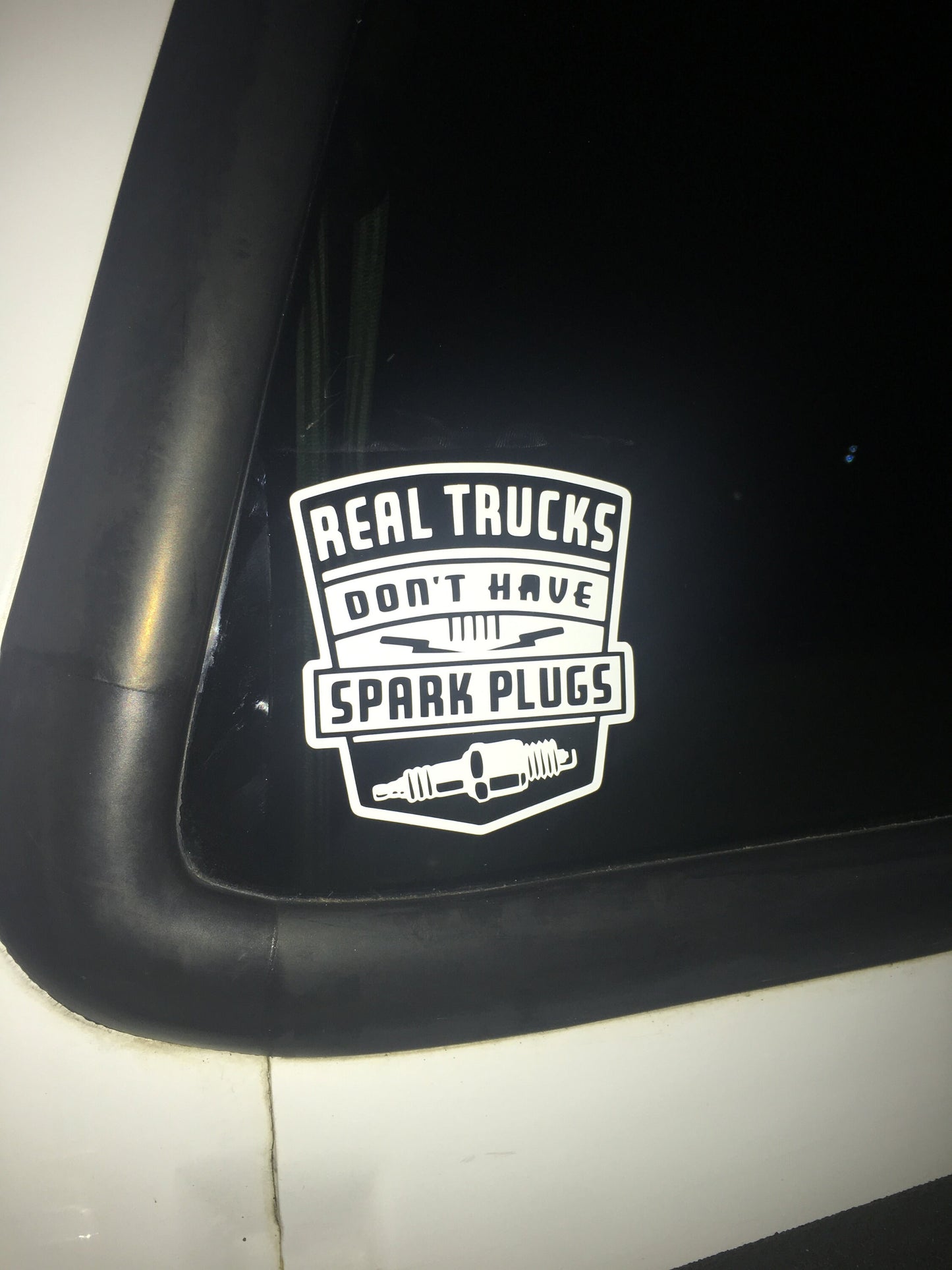 Real trucks don’t have spark plugs